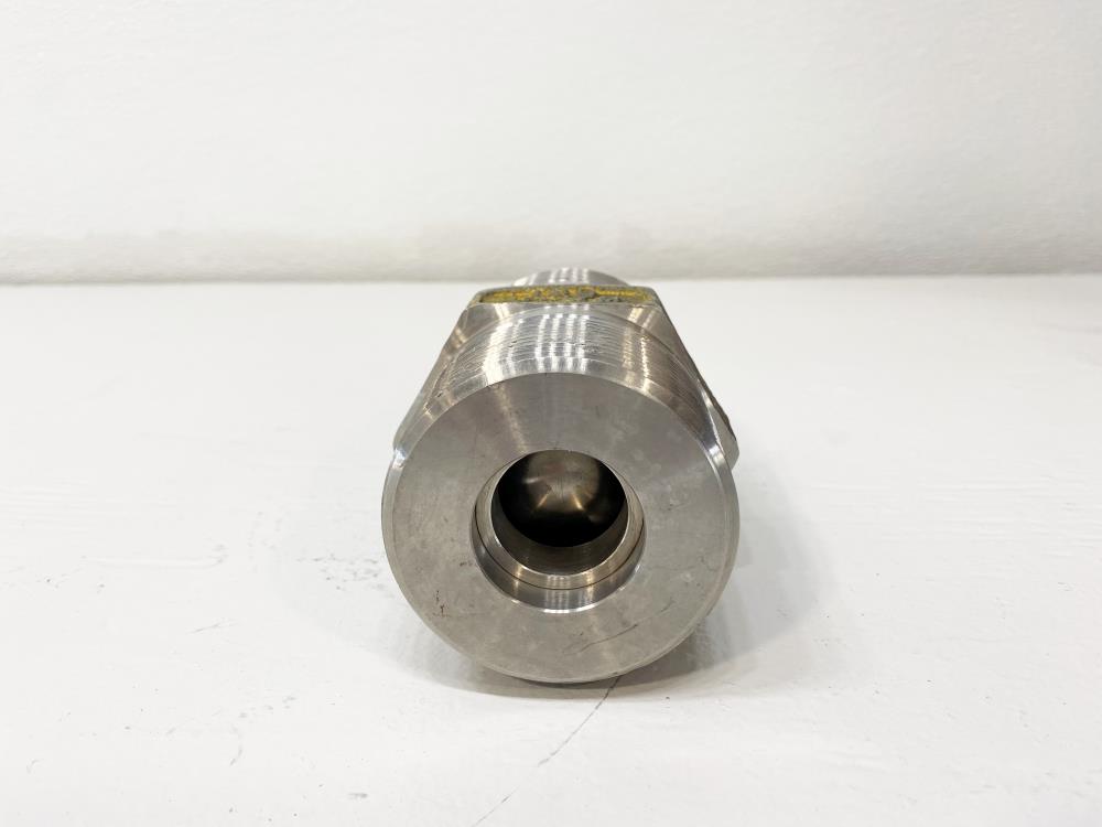 ISO 2-1/2" Threaded Ball Check Valve, CF8M Stainless Steel, 5421